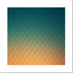 Colorful Diamond Pattern Posters and Art